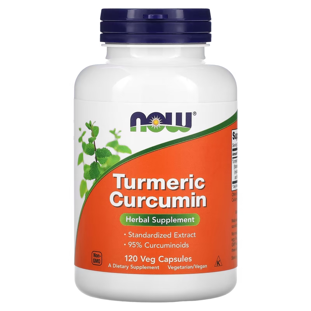 Натуральная добавка NOW Curcumin, 120 вегакапсул