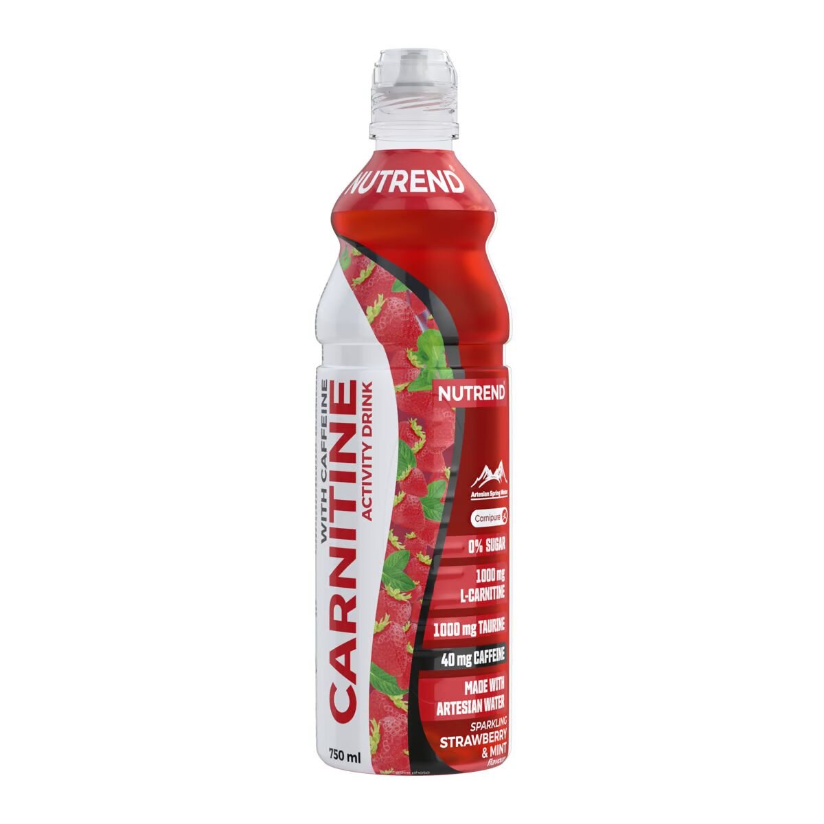 Напиток с карнитином и кофеином Nutrend Carnitine Activity Drink with Caffeine, 750 мл. Фото 4