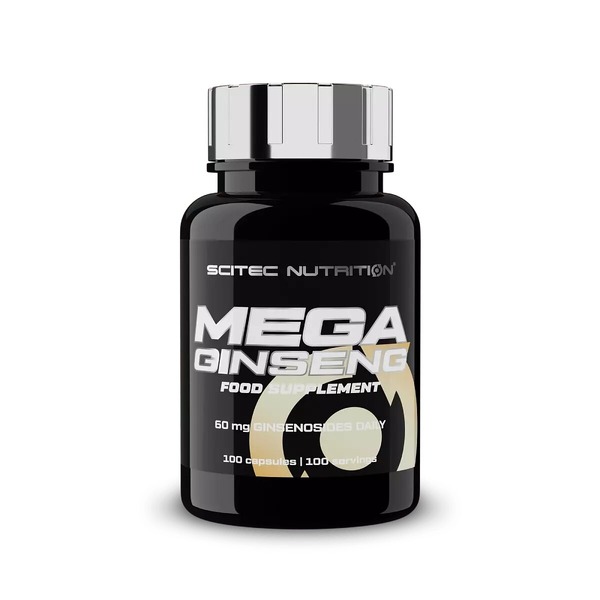 Натуральная добавка Scitec Nutrition Mega Ginseng, 100 капсул