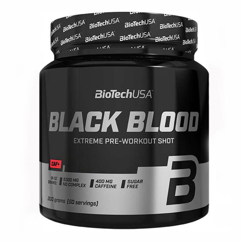 Передтренувальний комплекс BioTech Black Blood CAF +, 300 грам