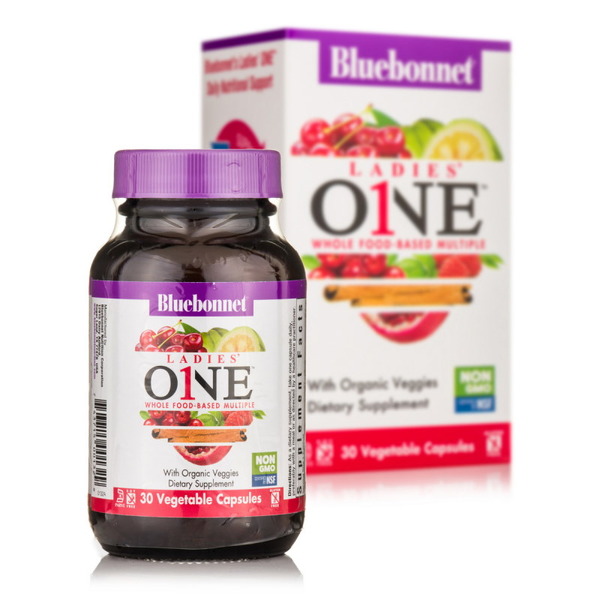 Витамины и минералы Bluebonnet Nutrition Ladies ONE, 30 вегакапсул