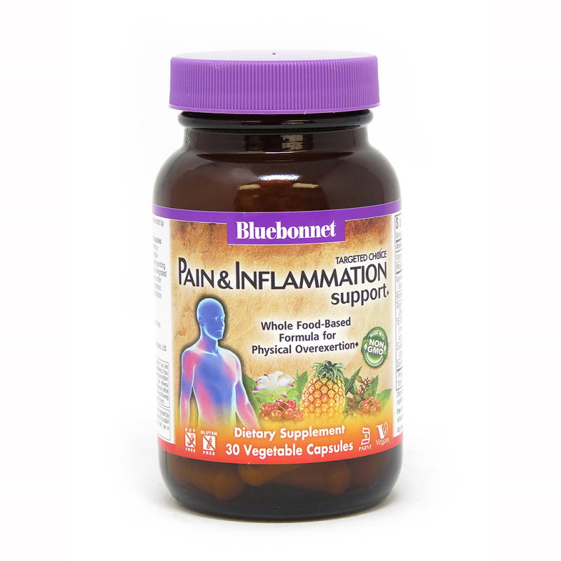 Натуральная добавка Bluebonnet Nutrition Targeted Choice Pain and Inflammation Support, 30 вегакапсул