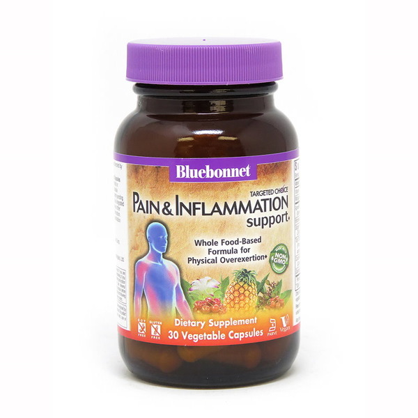 Натуральная добавка Bluebonnet Nutrition Targeted Choice Pain and Inflammation Support, 30 вегакапсул