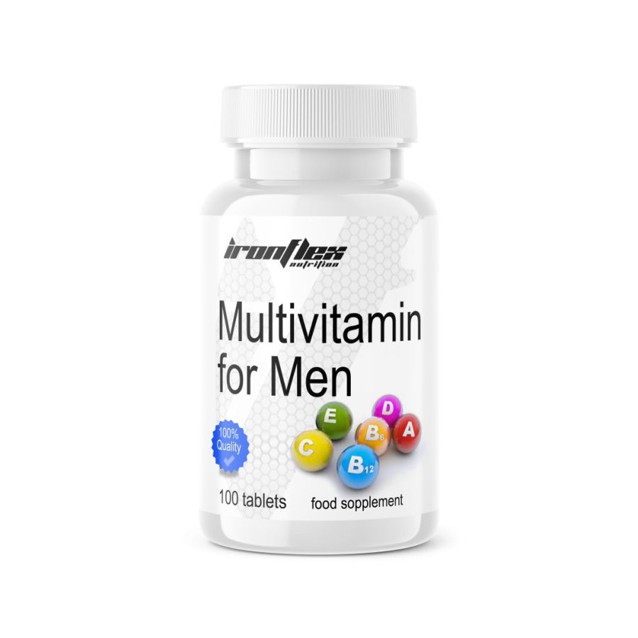 Вітаміни та мінерали IronFlex Multivitamin for Men, 100 таблеток