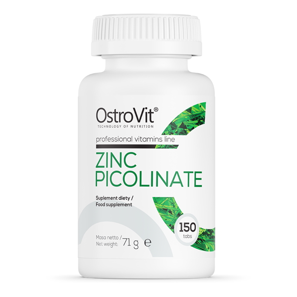 Вітаміни та мінерали OstroVit Zinc Picolinate, 150 таблеток