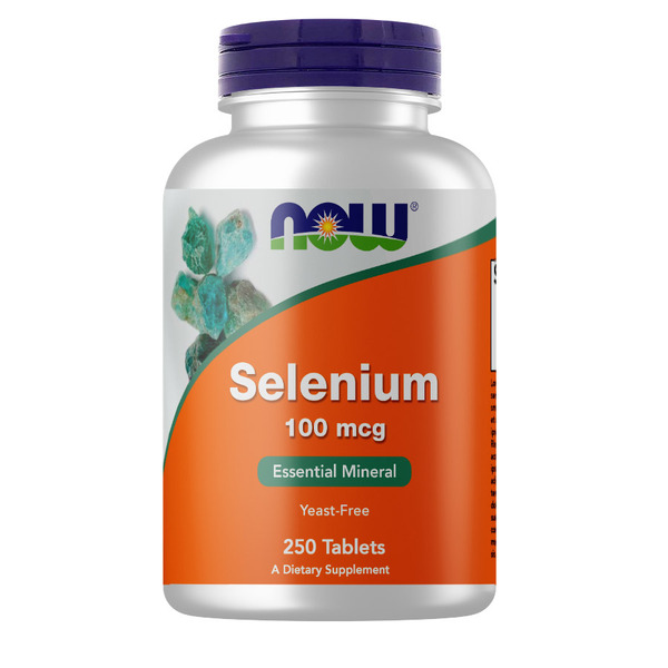 Вітаміни та мінерали NOW Selenium 100 mcg, 250 таблеток