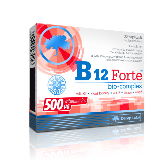 Вітаміни та мінерали Olimp Sport Nutrition B12 Forte, 30 капсул