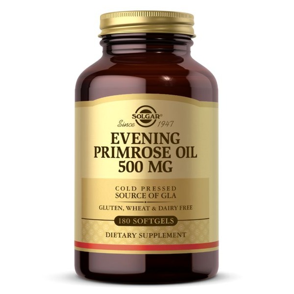 Жирні кислоти Solgar Evening Primrose Oil 500 mg, 180 капсул