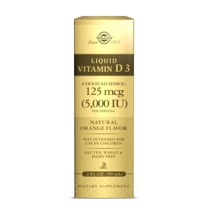 Вітаміни та мінерали Solgar Vitamin D3 125 mcg, 59 мл. Фото 2