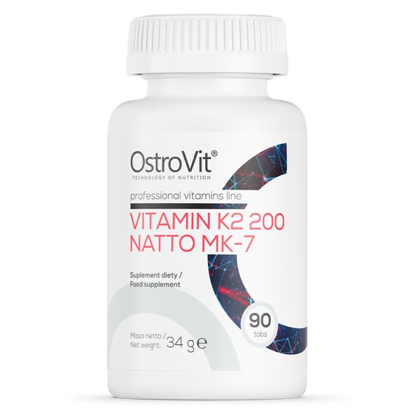 Вітаміни та мінерали OstroVit Vitamin K2 200 Natto MK-7, 90 таблеток