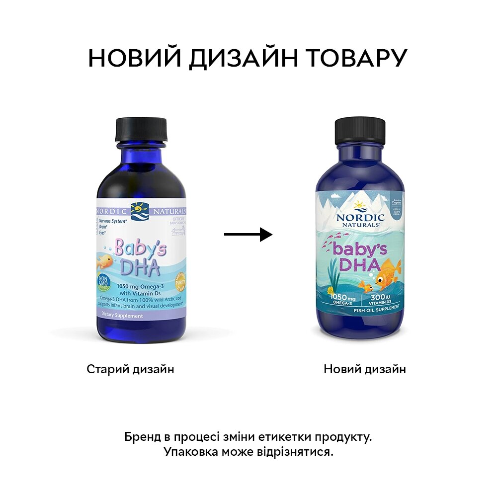 Жирные кислоты Nordic Naturals Baby's DHA, 60 мл. Фото 5