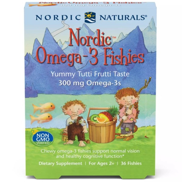 Жирні кислоти Nordic Naturals Nordic Omega-3 Fishies, 36 желейок