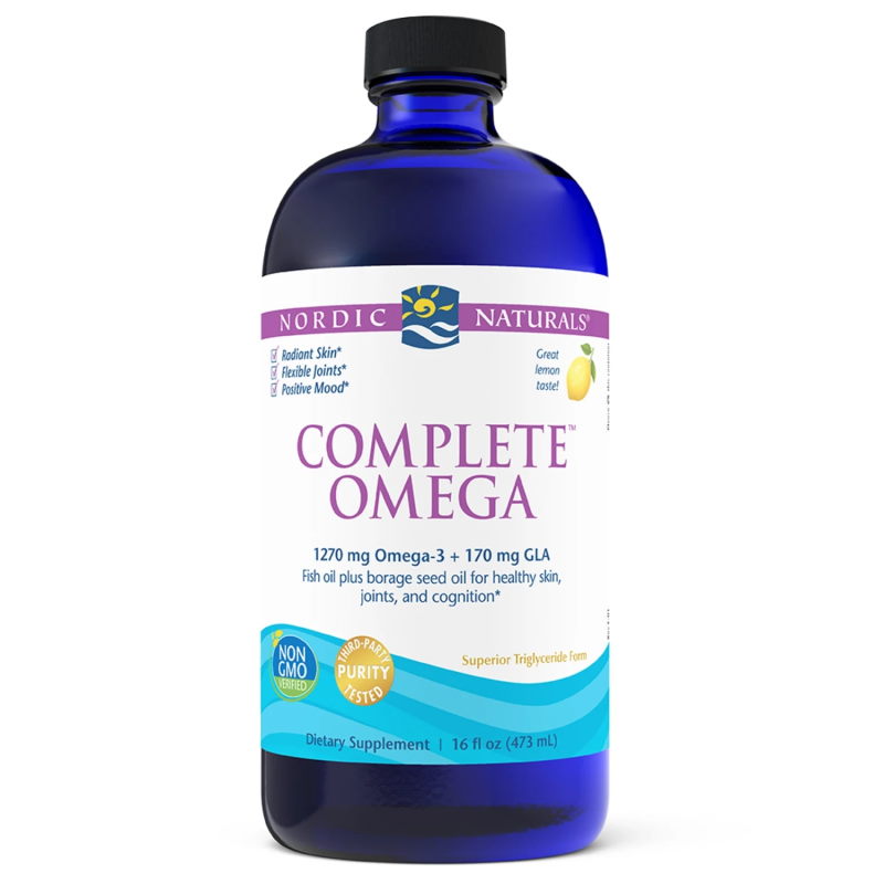 Жирні кислоти Nordic Naturals Complete Omega, 473 мл лимон