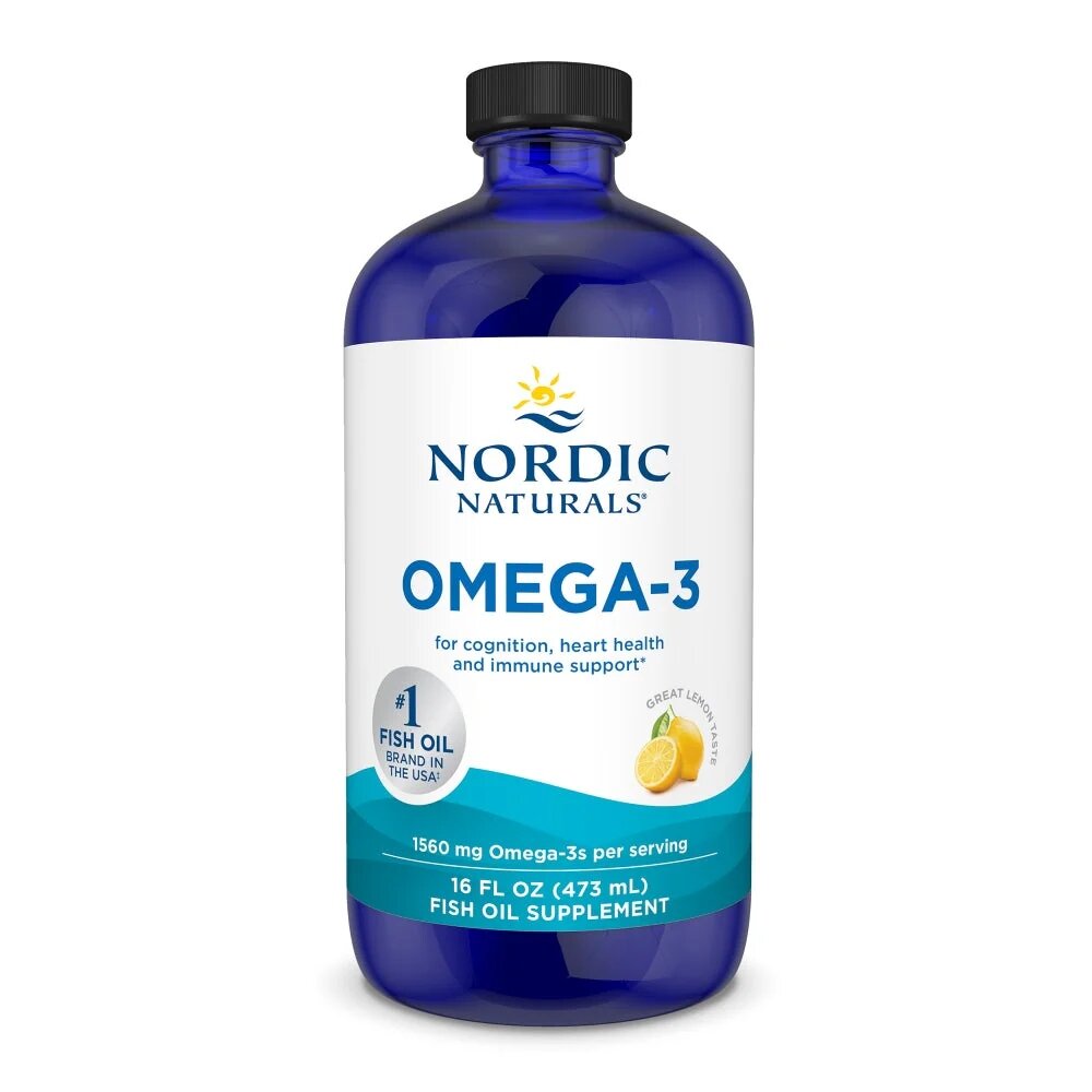 Жирні кислоти Nordic Naturals Omega-3, 473 мл