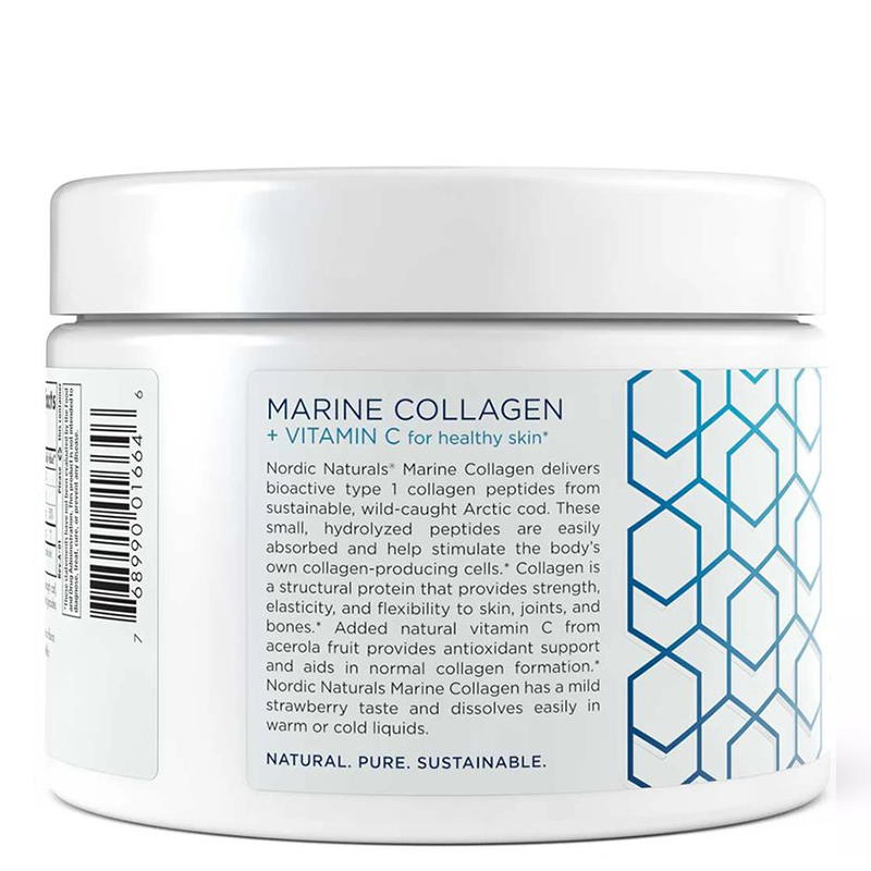 Препарат для суглобів і зв'язок Nordic Naturals Marine Collagen, 150 грам - Полуниця. Фото 2