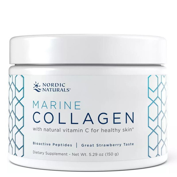 Препарат для суглобів і зв'язок Nordic Naturals Marine Collagen, 150 грам - Полуниця