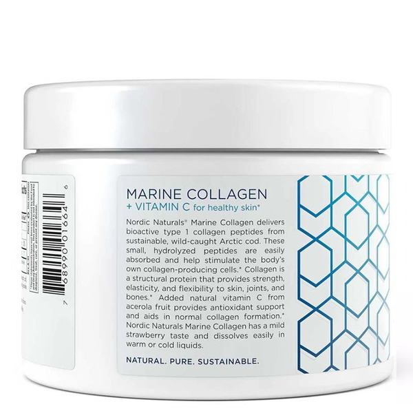 Препарат для суглобів і зв'язок Nordic Naturals Marine Collagen, 150 грам - Полуниця. Фото 2