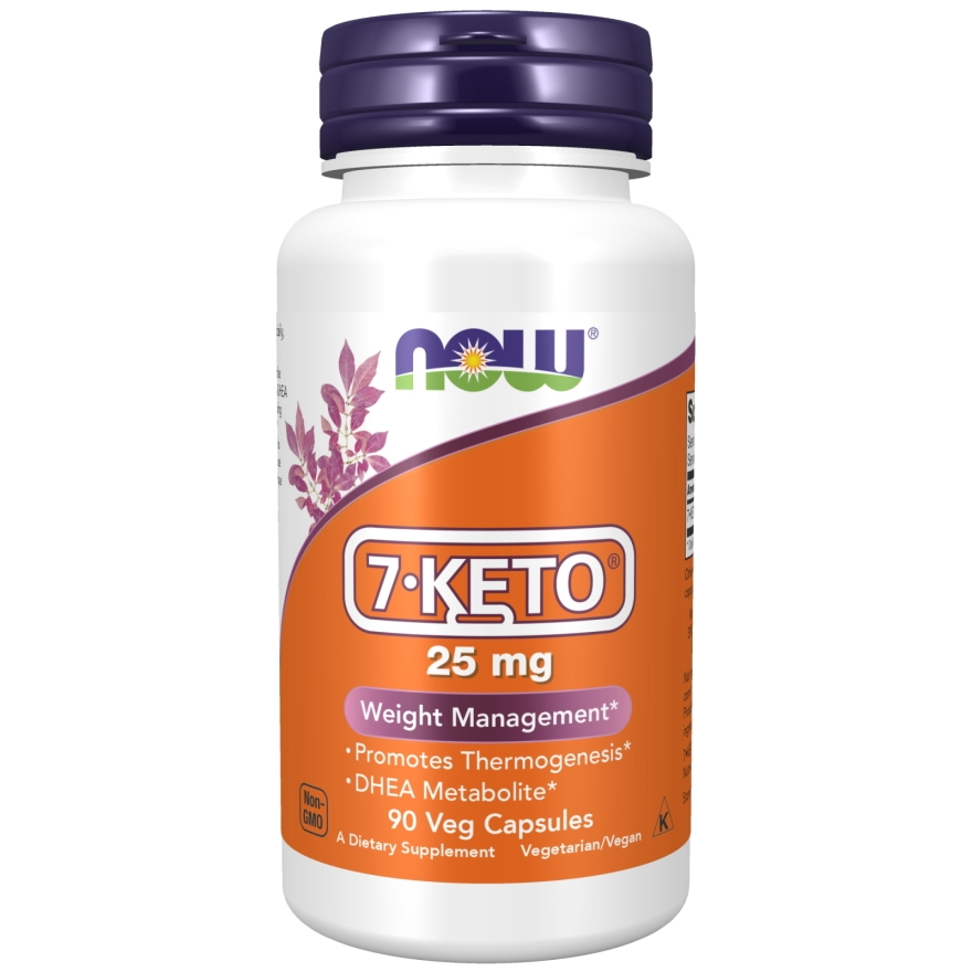 Жиросжигатель NOW 7-Keto 25 mg, 90 вегакапсул