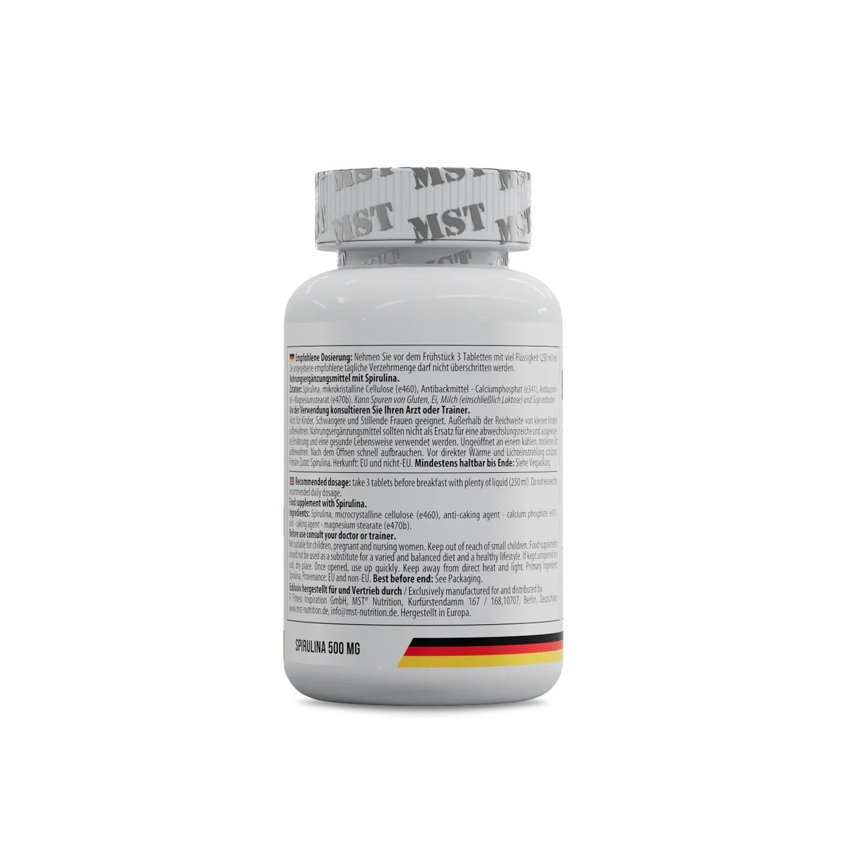 Спіруліна MST Nutrition Spirulina, 90 таблеток. Фото 2