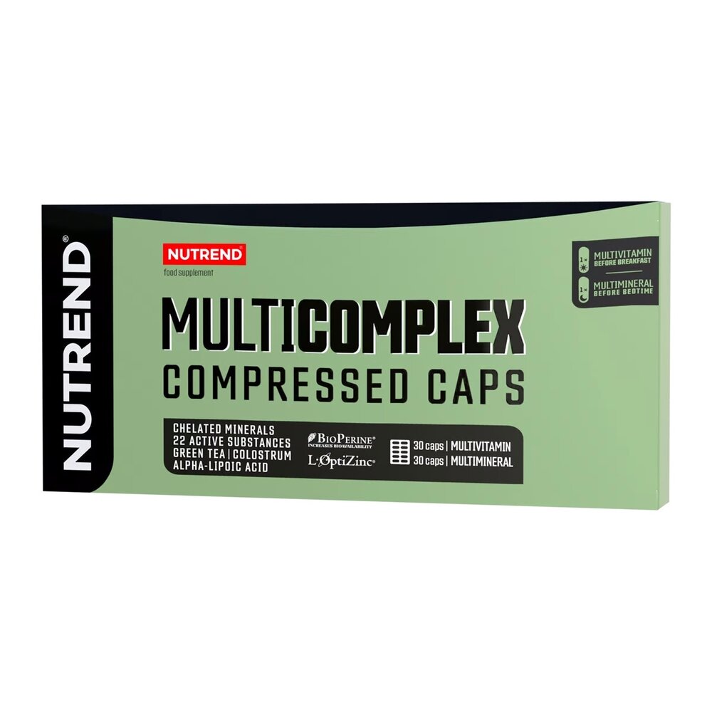 Вітаміни та мінерали Nutrend MultiComplex Compressed, 60 капсул