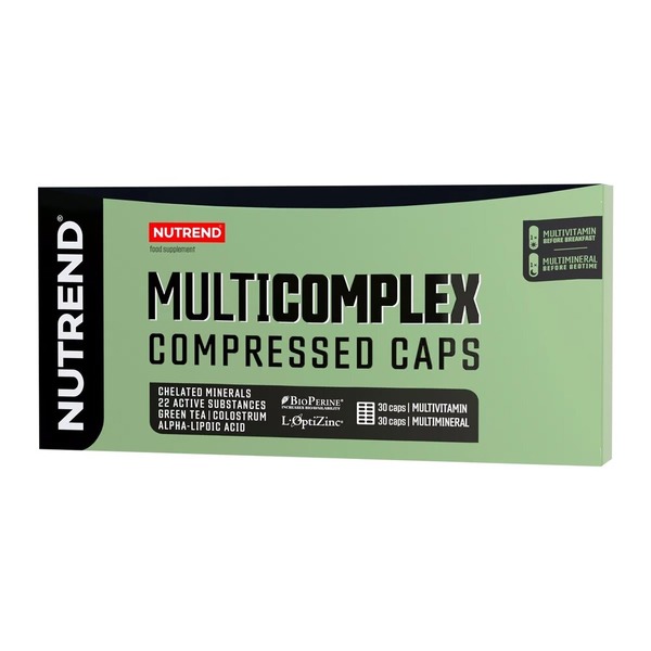 Вітаміни та мінерали Nutrend MultiComplex Compressed, 60 капсул