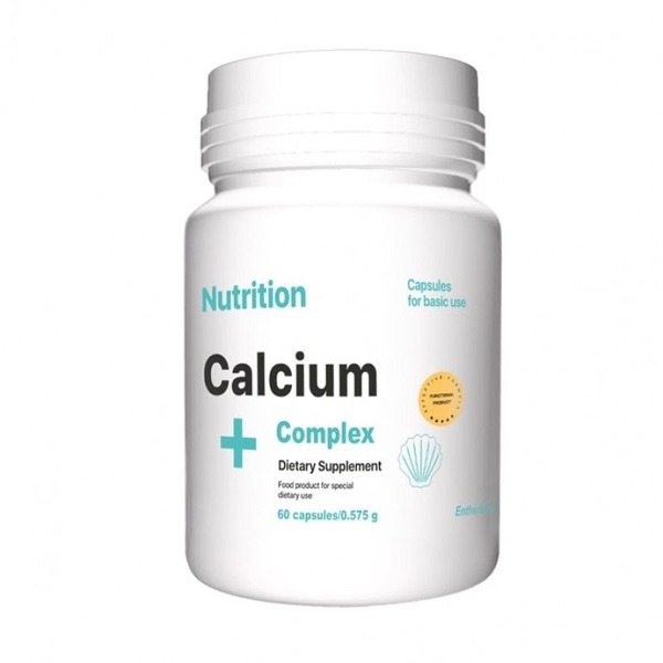 Вітаміни та мінерали EntherMeal Calcium +, 60 капсул