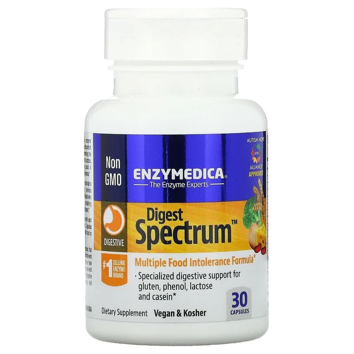 Натуральна добавка Enzymedica Digest Spectrum, 30 капсул