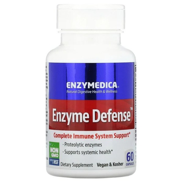 Натуральна добавка Enzymedica Enzyme Defense, 60 капсул
