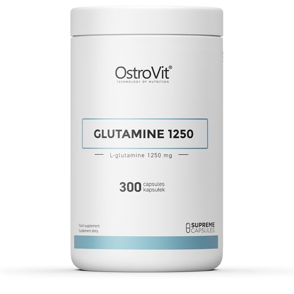 Аминокислота OstroVit Glutamine 1250, 300 капсул
