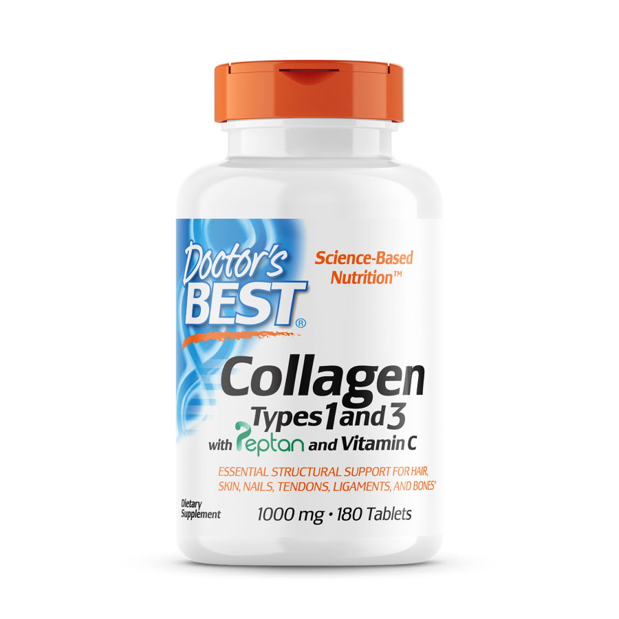 Препарат для суставов и связок Doctor's Best Collagen Types 1&3 1000 mg, 180 таблеток