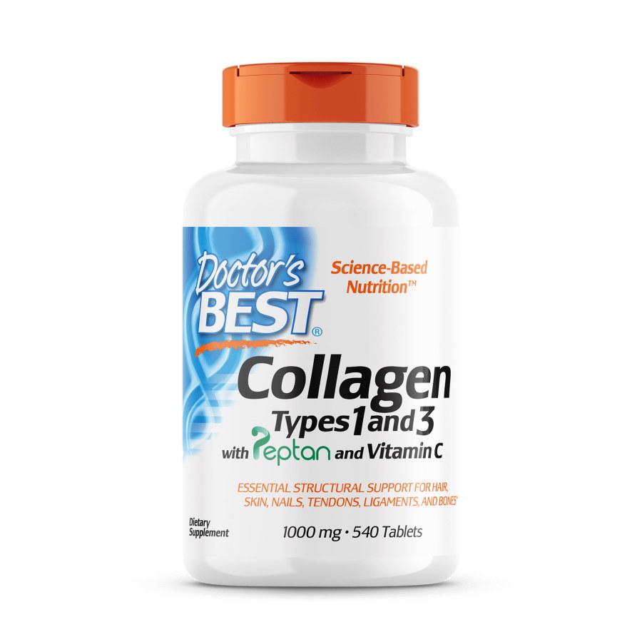 Препарат для суставов и связок Doctor's Best Collagen Types 1&3 1000 mg, 540 таблеток