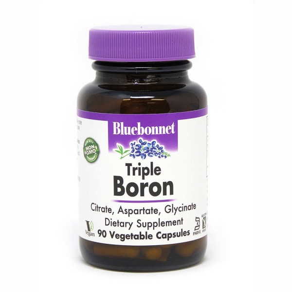 Вітаміни та мінерали Bluebonnet Nutrition Triple Boron 3 mg, 90 вегакапсул
