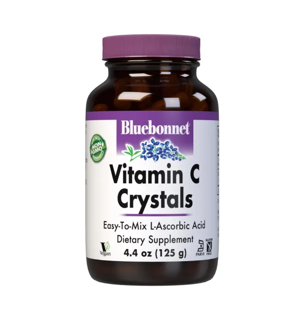 Вітаміни та мінерали Bluebonnet Nutrition Vitamin C Crystals, 125 грам