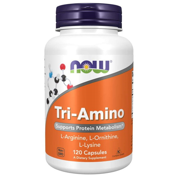 Амінокислота NOW Tri-Amino, 120 капсул