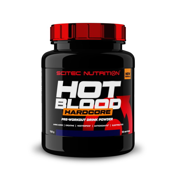 Передтренувальний комплекс Scitec Nutrition Hot Blood Hardcore, 700 грам