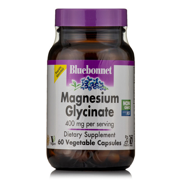 Вітаміни та мінерали Bluebonnet Nutrition Magnesium Glycinate, 60 вегакапсул