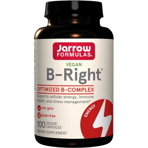 Вітаміни та мінерали Jarrow Formulas B-Right, 100 капсул