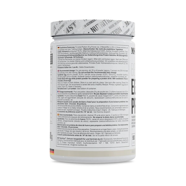 Протеїн MST Nutrition Best Egg Protein, 900 грам. Фото 6