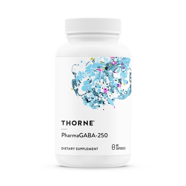 Амінокислота Thorne Pharma GABA-250, 60 капсул