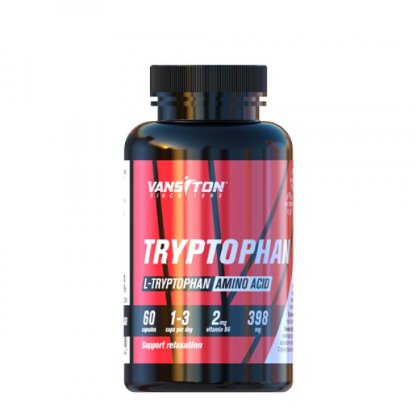 Амінокислота Vansiton L-Tryptophan, 60 капсул