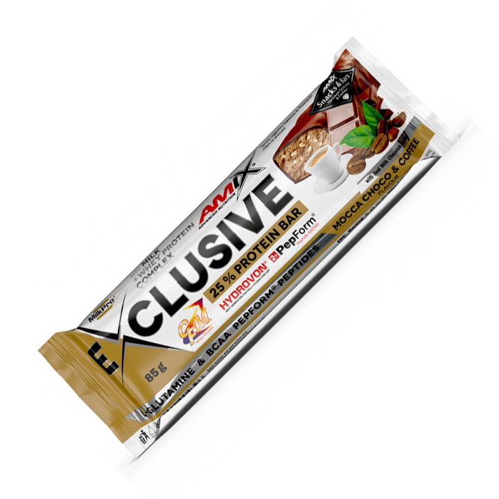 Батончик AMIX Exclusive Protein Bar, 85 грам. Фото 7