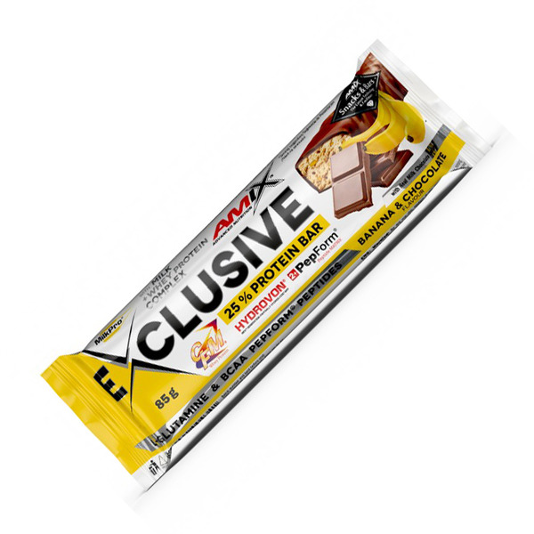 Батончик AMIX Exclusive Protein Bar, 85 грам. Фото 3