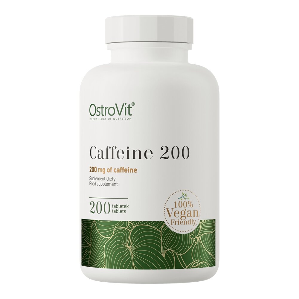 Передтренувальний комплекс OstroVit Caffeine 200, 200 таблеток