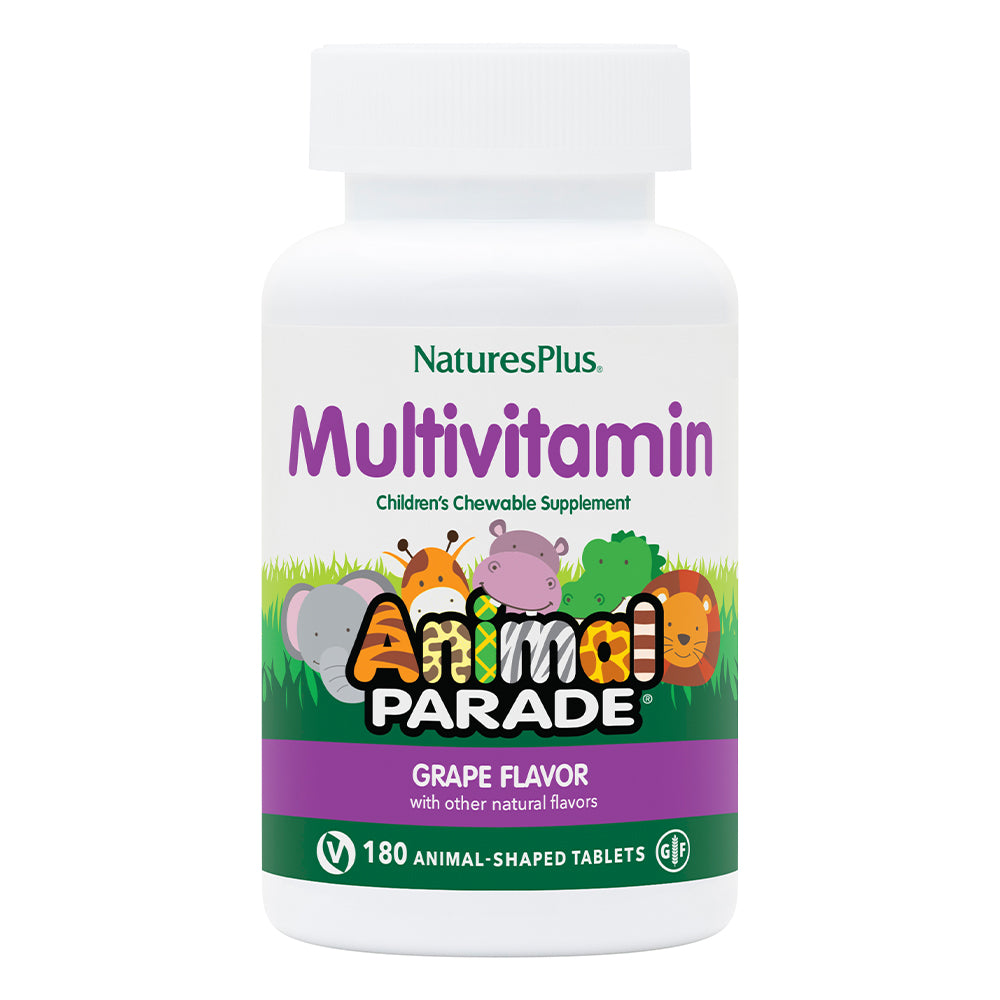 Вітаміни та мінерали Natures Plus Animal Parade Children's Multivitamin, 180 жувальних таблеток. Фото 2