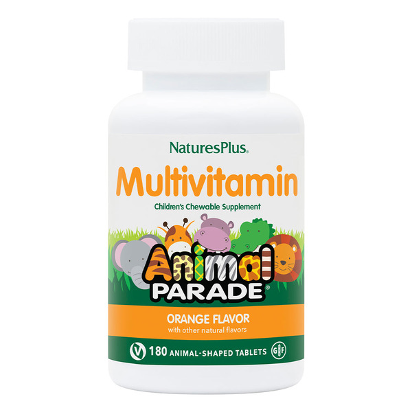 Вітаміни та мінерали Natures Plus Animal Parade Children's Multivitamin, 180 жувальних таблеток. Фото 4