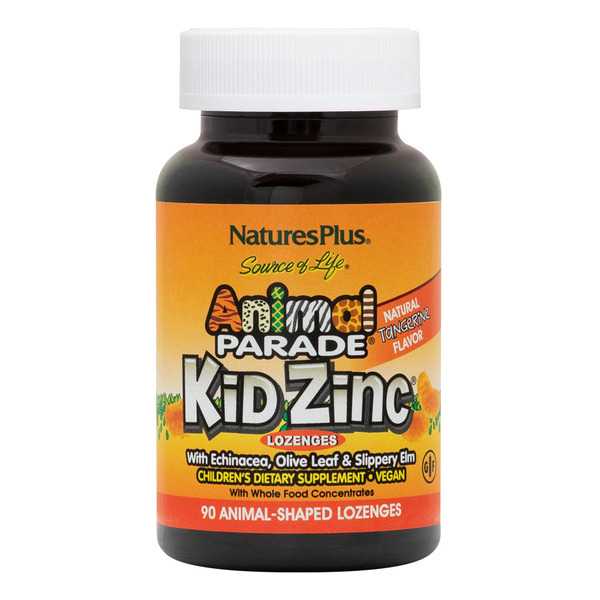 Витамины и минералы Natures Plus Animal Parade Kid Zinc, 90 леденцов