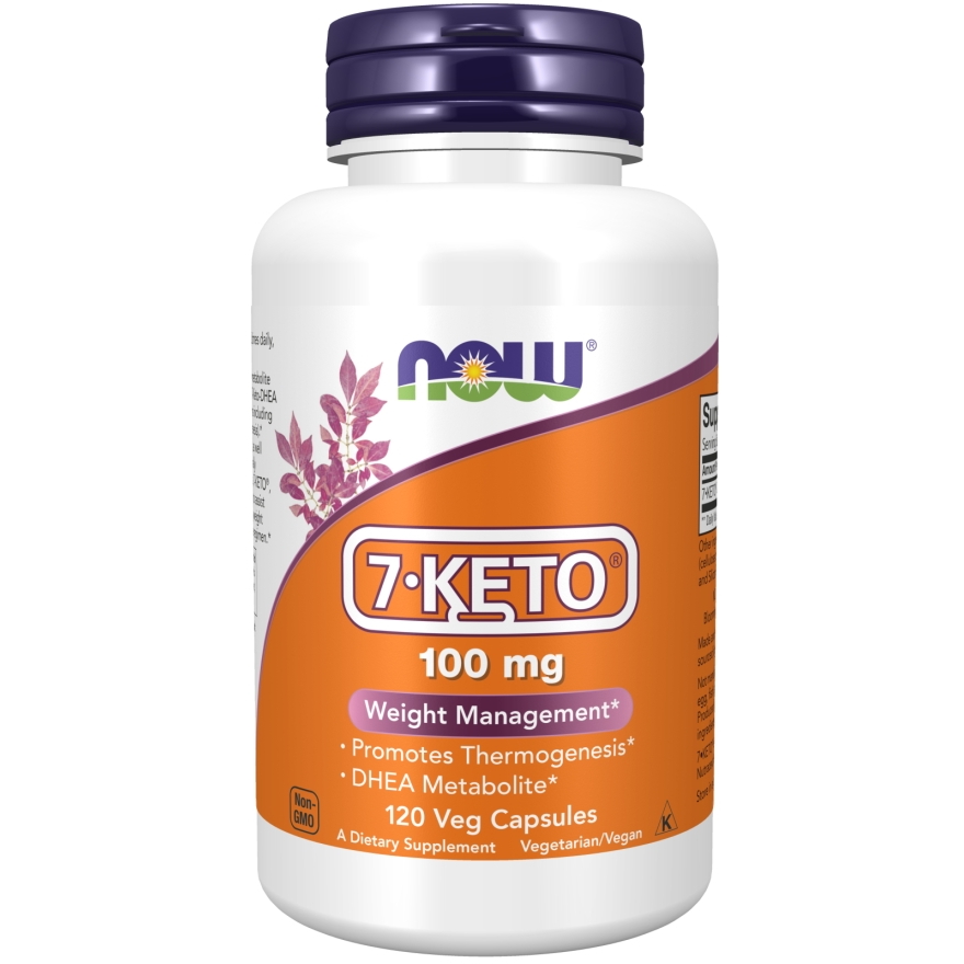 Жиросжигатель NOW 7-Keto 100 mg, 120 вегакапсул