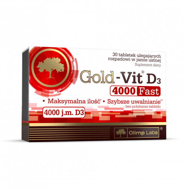 Витамины и минералы Olimp Sport Nutrition Gold-Vit D3 4000 Fast, 90 таблеток
