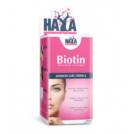 Вітаміни та мінерали Haya Labs Biotin 10000 mcg, 100 таблеток
