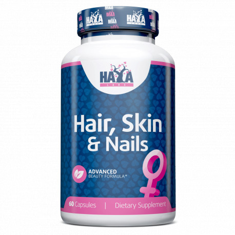 Натуральна добавка Haya Labs Hair Skin and Nails, 60 капсул